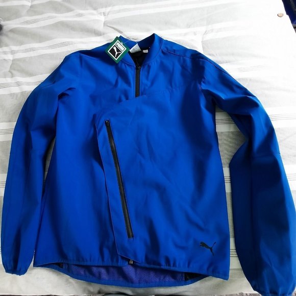 New with $90 Retail Tags Attached PUMA EVO Lab Jacket True Blue Size Medium - Picture 1 of 9